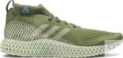 Кроссовки Adidas Pharrell Williams x 4D Runner 'Olive', зеленый FV6334 | Green фото 1