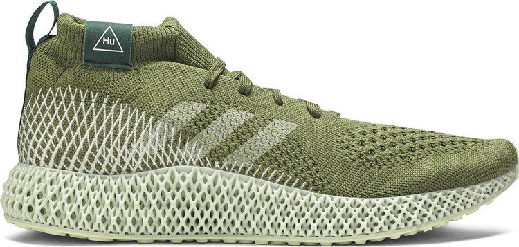 Кроссовки Adidas Pharrell Williams x 4D Runner 'Olive', зеленый FV6334 | Green фото 1