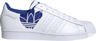 Кроссовки Adidas Superstar 'Trefoil Print - Royal Blue', синий