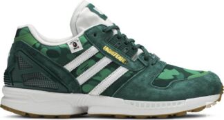 Кроссовки Adidas BAPE x Undefeated x ZX 8000 'A-ZX Series - Green Camo', зе