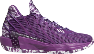 Кроссовки Adidas Dame 7 'I Am My Own Fan - Glory Purple', фиолетовый