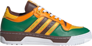 Кроссовки Adidas Human Made x Rivalry Low 'Green Gold', зеленый