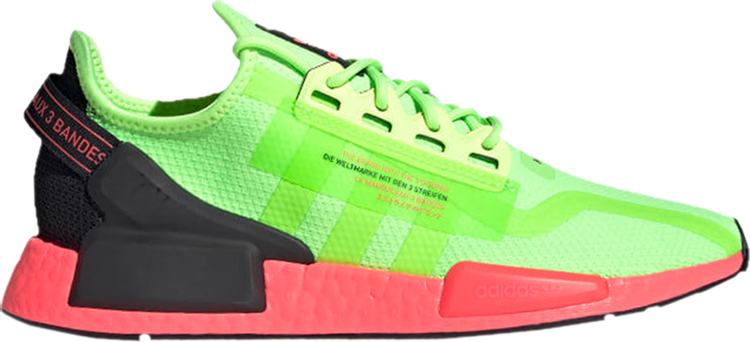 Кроссовки Adidas NMD_R1 V2 'Watermelon Pack - Signal Green', зеленый FY5920 | Green фото 1