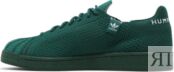 Кроссовки Adidas Pharrell x Superstar Primeknit 'Dark Green', зеленый S42928 | Green фото 3