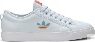 Кроссовки Adidas Nizza 'Colorful Trefoil - Sky Tint', синий