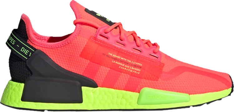 Кроссовки Adidas NMD_R1 V2 'Watermelon Pack - Signal Pink', розовый FY5919 | Pink фото 1