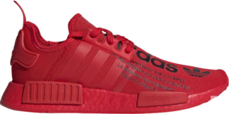 Кроссовки Adidas NMD_R1 'Big Logo Print', красный