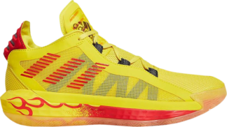 Кроссовки Adidas Dame 6 'Hot Rod', желтый