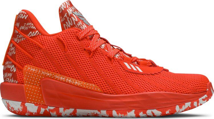 Кроссовки Adidas Dame 7 'I Am My Own Fan - Solar Red', оранжевый FY0161 | Orange фото 1