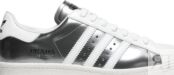 Кроссовки Adidas Prada x Superstar 'Silver Metallic', серебряный FX4546 | Silver фото 2