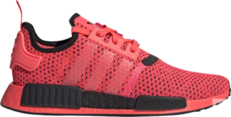 Кроссовки Adidas NMD_R1 Knit 'Signal Pink', розовый