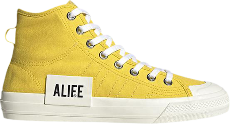 Кроссовки Adidas ALIFE x Nizza High 'Yellow', желтый FX2619 | Yellow фото 1