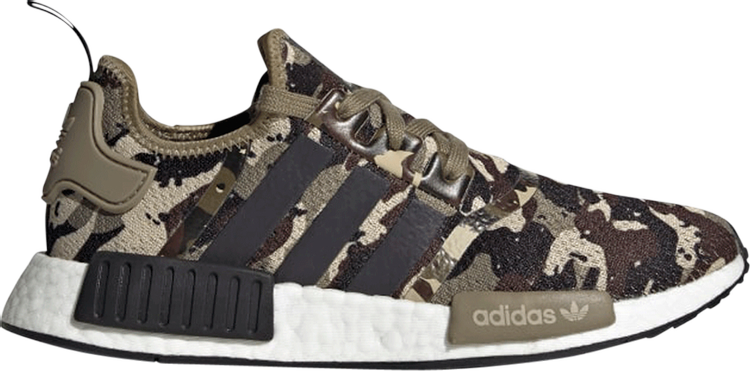 Кроссовки Adidas NMD_R1 'Savanna Camo', коричневый FZ0076 | Brown фото 1