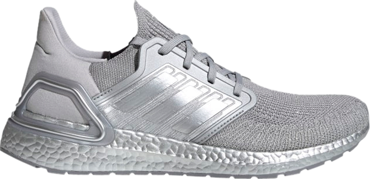 Кроссовки Adidas UltraBoost 20 'Silver Metallic', серебряный FV5336 | Silver фото 1