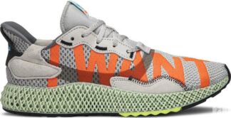 Кроссовки Adidas ZX 4000 4D 'I Want, I Can', серый