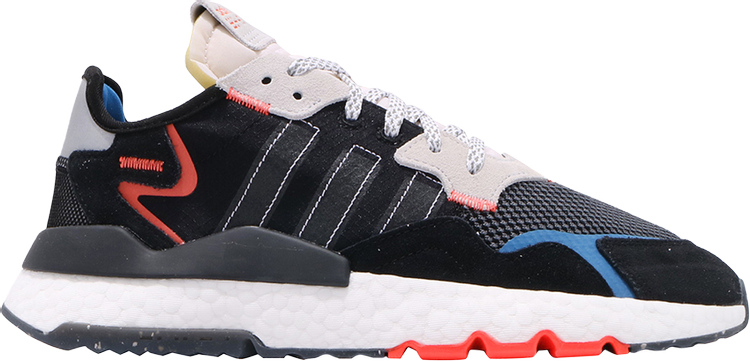 Кроссовки Adidas Nite Jogger 'Blue Bird', черный EF8719 | Black фото 1