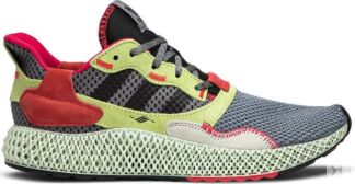 Кроссовки Adidas ZX 4000 Futurecraft 4D 'Grey Yellow', серый