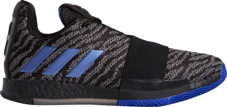 Кроссовки Adidas Harden Vol. 3 'Black Active Blue', черный G26811 | Black фото 1