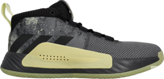 Кроссовки Adidas Dame 5 GCA 'Grey Yellow', серый