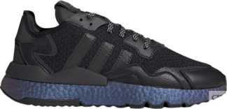 Кроссовки Adidas Nite Jogger 'Metallic Blue Boost', черный