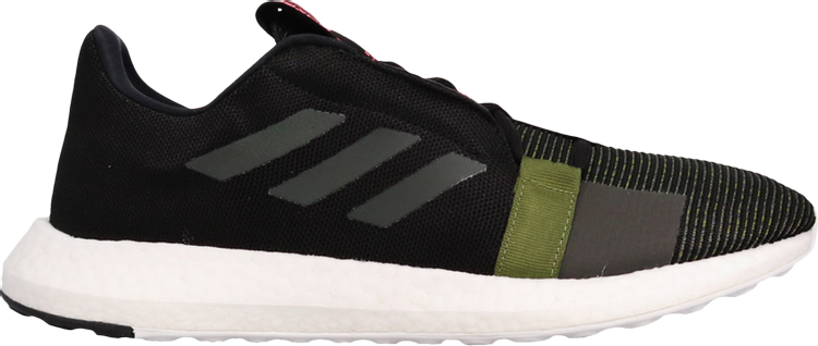 Кроссовки Adidas SenseBoost Go 'Tech Olive', черный EE9581 | Black фото 1