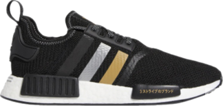 Кроссовки Adidas Shoe Palace x NMD_R1 'Gold Trefoil', черный