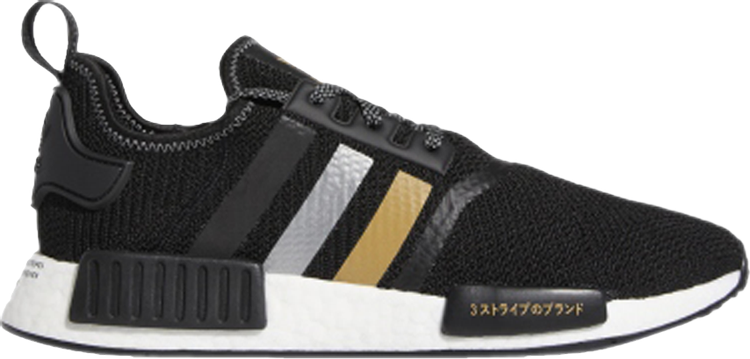 Кроссовки Adidas Shoe Palace x NMD_R1 'Gold Trefoil', черный EH2749 | Black фото 1