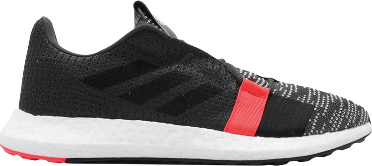 Кроссовки Adidas SenseBoost Go 'Hi-Red Coral', черный G26942 | Black фото 1