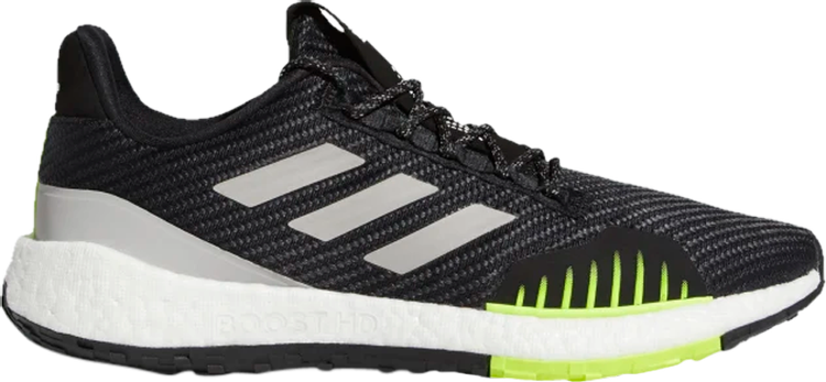 Кроссовки Adidas PulseBoost HD Winter 'Solar Yellow', черный FU7322 | Black фото 1