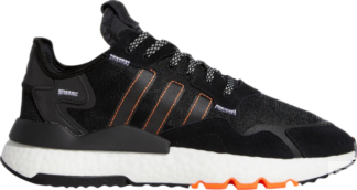 Кроссовки Adidas Nite Jogger 'Solar Orange', черный