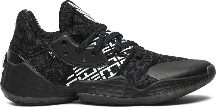 Кроссовки Adidas Harden Vol. 4 'Core Black', черный EH2410 | Black фото 1