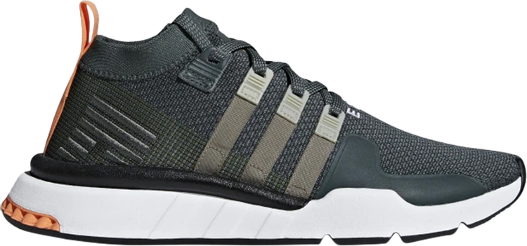 Кроссовки Adidas EQT Support Mid ADV Primeknit 'Legend Ivy', зеленый BD7774 | Green фото 1