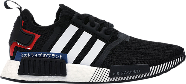 Кроссовки Adidas NMD_R1 'Japan Pack - Black White', черный EF2357 | Black фото 1