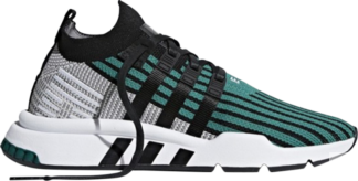 Кроссовки Adidas EQT Support Mid ADV Primeknit 'Black Sub Green', черный