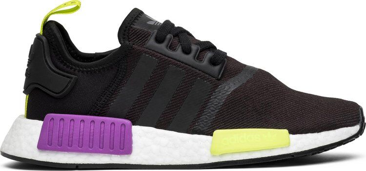 Кроссовки Adidas NMD_R1 'Shock Purple', черный D96627 | Black фото 1