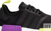 Кроссовки Adidas NMD_R1 'Shock Purple', черный D96627 | Black фото 2