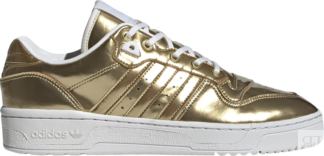 Кроссовки Adidas Rivalry Low 'Gold Metallic', золотой