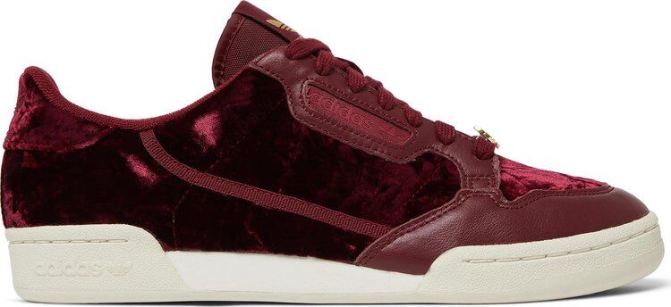 Кроссовки Adidas Continental 80 'Velvet Pack - Burgundy', красный EH0173 | Red фото 1