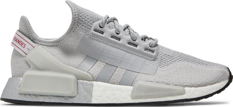 Кроссовки Adidas NMD_R1 V2 'Silver Boost', серебряный FW5328 | Silver фото 1