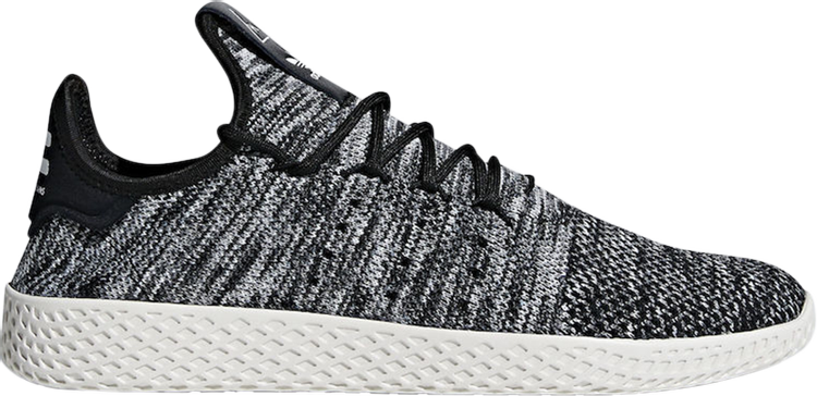 Кроссовки Adidas Pharrell x Tennis Hu Primeknit 'Oreo', черный CQ2630 | Black фото 1