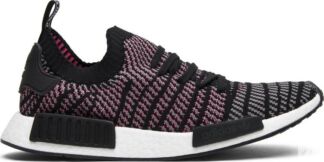 Кроссовки Adidas NMD_R1 STLT Primeknit 'Solar Pink', черный