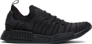 Кроссовки Adidas NMD_R1 Primeknit STLT 'Triple Black', черный