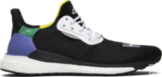 Кроссовки Adidas Pharrell x Solar Hu Glide 'Black', черный