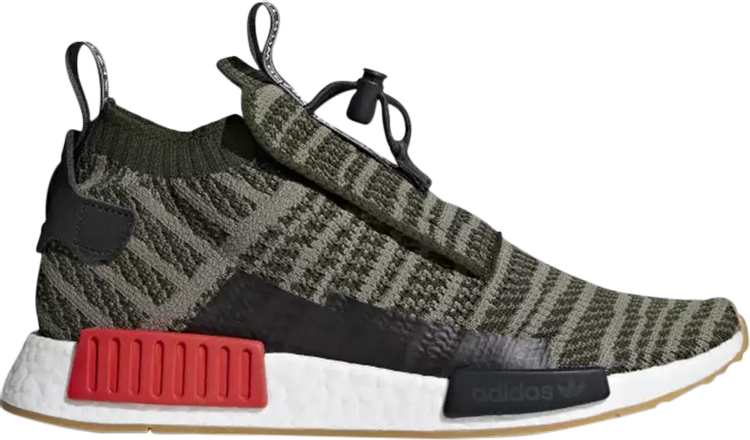 Кроссовки Adidas NMD_TS1 PK 'Night Cargo', зеленый B37633 | Green фото 1