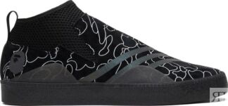 Кроссовки Adidas A Bathing Ape x 3ST.002 'Core Black', черный