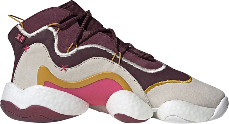 Кроссовки Adidas Eric Emanuel x Crazy BYW 'Maroon', фиолетовый BD7242 | Purple фото 1