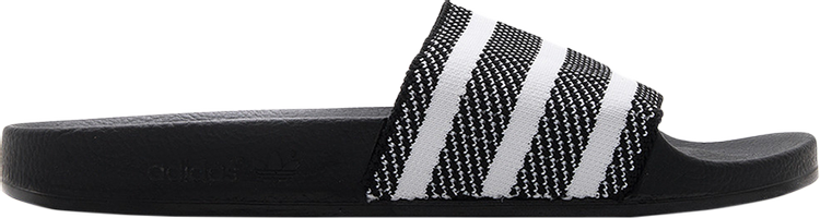 Кроссовки Adidas Adilette Primeknit, черный BB0118 | Black фото 1