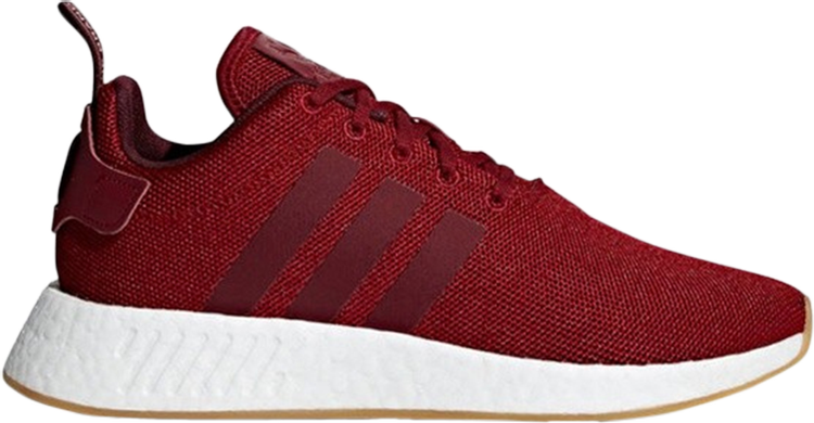 Кроссовки Adidas NMD_R2 'Collegiate Burgundy', красный CQ2404 | Red фото 1