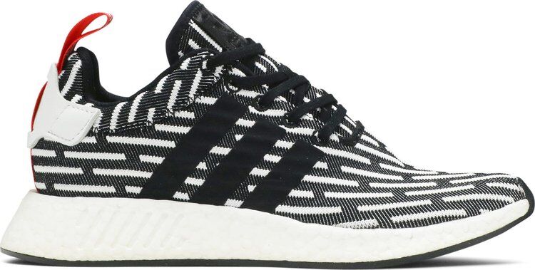 Кроссовки Adidas NMD_R2 PK 'Core Black Stripe', черный BB2951 | Black фото 1