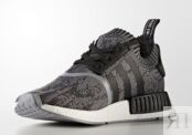 Кроссовки Adidas NMD_R1 Primeknit 'AI Camo Pack', серый CQ1863 | Grey фото 2